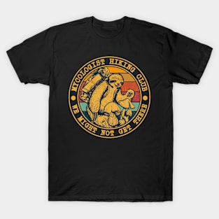 Mycologist Hiking Club We Might Not Get There Funny Sloth T-Shirt